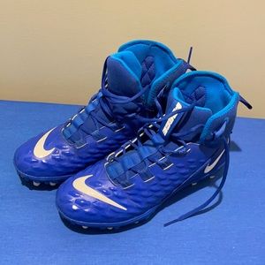 Nike Force hi top Football Cleats Sz 10